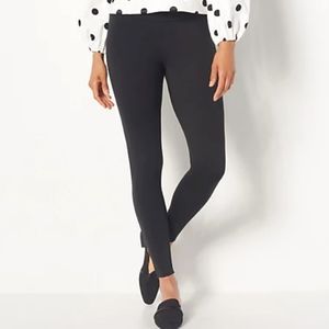 5X Tall black ponte leggings by Girl With Curves